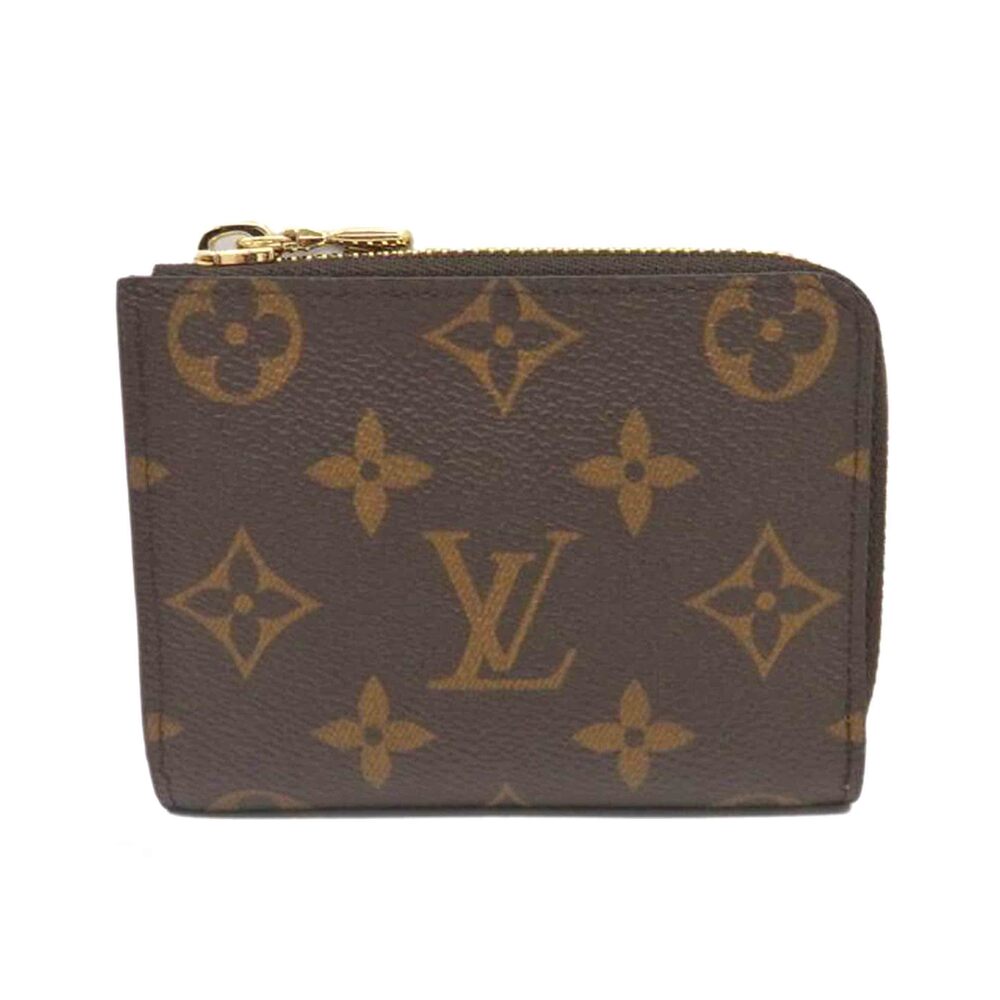 LOUIS VUITTON Portefeuille Noir Black Compact Grenade